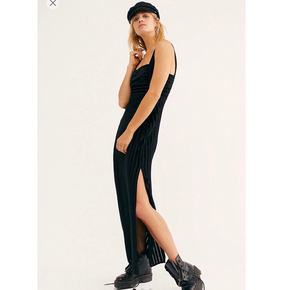 Free People Velvet Maxi Dress - Picture 2 of 4